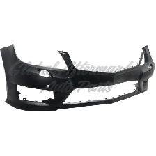 Mercedes C300 2012-2014 Bumper Front Primed W/Sensor W/H L - Photo 3
