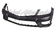 Mercedes C300 2012-2014 Bumper Front Primed Without Sensor