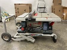 Bosch 10' Jobsite Table Saw on Gravity-Rise Wheeled Stand
