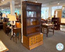 Magnificent Antique Oak Barrister Bookcase Unit at Charmaine's - Photo 2