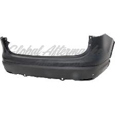 Nissan Qashqai 2019-2023 Bumper Rear Primed Textured W/Sensor