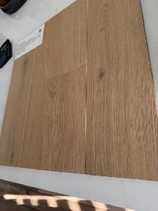 LEFTOVER waterproof laminate 9" wide plank white Oak $2.69 - Photo 4