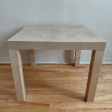 Table IKEA LACK couleur bouleau - Photo 2