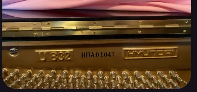 Gently used upright Hyundai Piano for sell $1,050.
