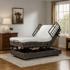 LIT ÉLECTRIQUE NEUF À 10 POSITIONS AVEC MATELAS ET MASSAGE LIVRÉ