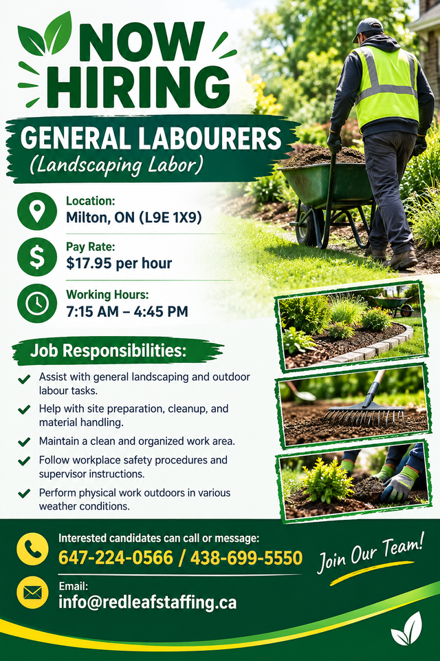 Hiring Landscape Laborer