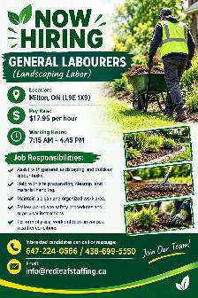 Hiring Landscape Laborer