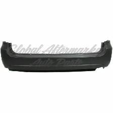 Toyota Sienna 2004-2010 Bumper Rear Primed Without Sensors Ptm - Photo 2