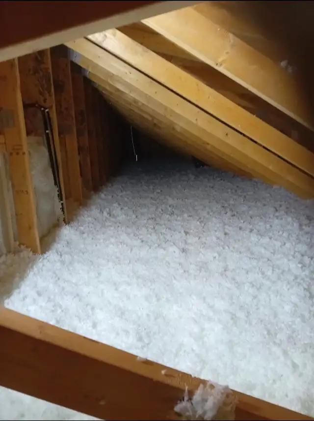 attic blowing