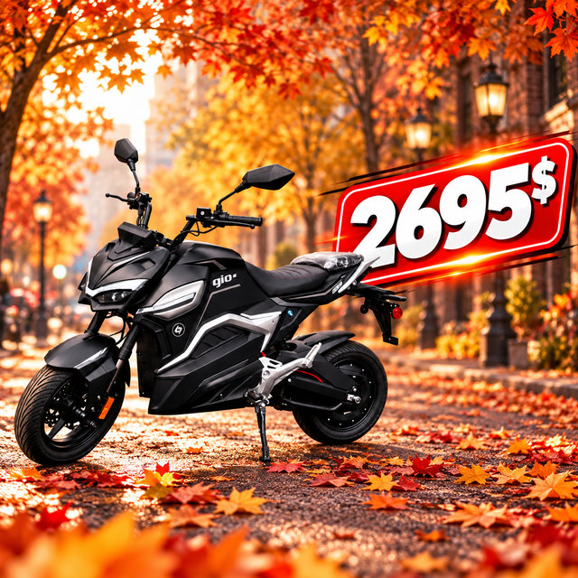 Scooter électrique de style Moto sport - Look élégant & Puissant