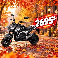 Scooter électrique de style Moto sport - Look élégant & Puissant