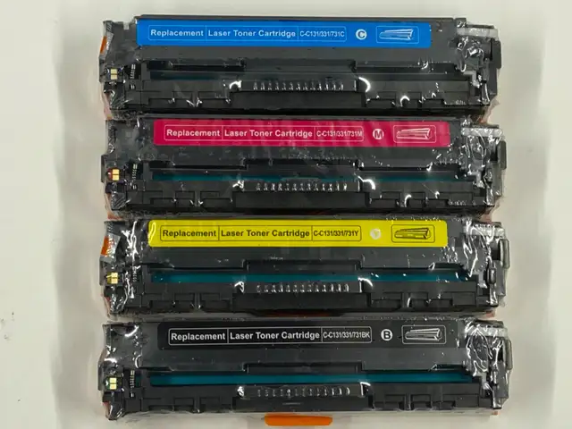CMYK Canon 131, CRG131, CRG331, CRG731 Compatible Laser Toners