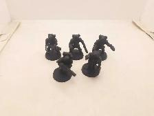 Warhammer 40k Imperial Guard 5 Tempestus Scions Primed Black
