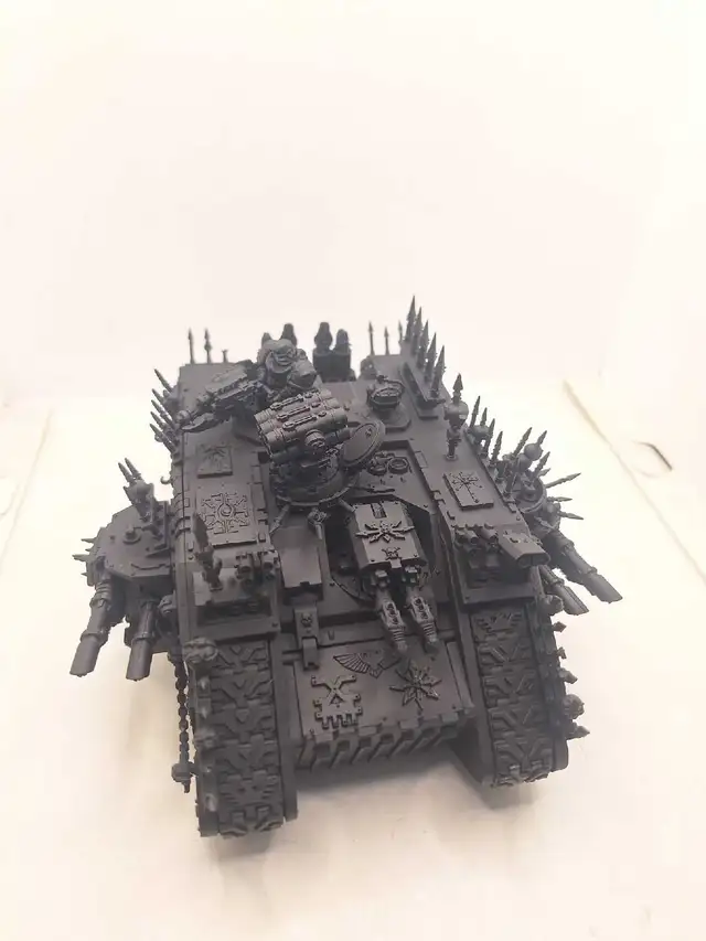 Warhammer 40k Chaos Space Marine Land Raider Primed Black