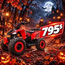 ATV électrique à prix réduit, GIO Tornado 800 watts - Rouge - Photo 2
