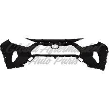 Toyota Rav4 Prime 2021-2023 Bumper Front Primed Without Sensor - Photo 5
