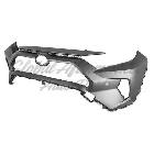 Toyota Rav4 Prime 2021-2024 Bumper Front Primed With Park - Photo 2