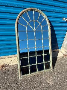 Stunning Large Metal Window Mirror - Photo 4
