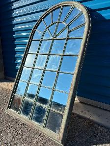 Stunning Large Metal Window Mirror - Photo 5