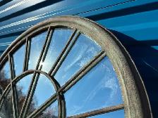 Stunning Large Metal Window Mirror - Photo 6
