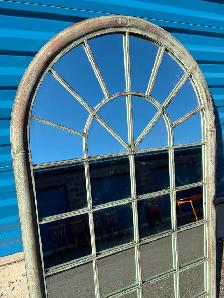 Stunning Large Metal Window Mirror - Photo 8