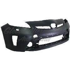 Toyota Prius Plug In 2012-2015 Bumper Front Primed W/Washer Hole - Photo 3