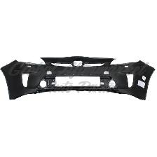 Toyota Prius Plug In 2012-2015 Bumper Front Primed W/Washer Hole - Photo 5