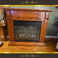 Oak Fireplace Mantle