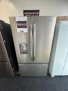 NEW 36" Water & Ice Maker Fridge (30 Cu.Ft) Stainless Steel