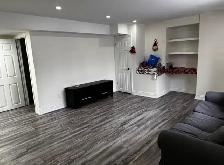 2 bedroom legal basement for rent in milton