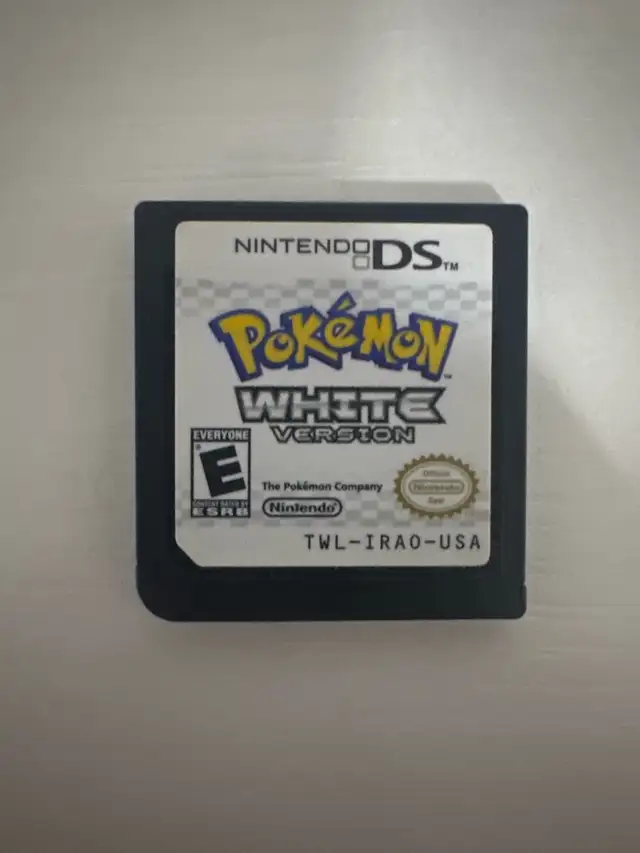 pokemon white lose cartridge