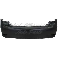 Toyota Corolla Sedan 2011-2013 Bumper Rear Primed Base/Ce/Le - Photo 2