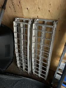 Aluminum Folding Loading Ramps - Pair (Truck, ATV, Mower)