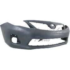 Toyota Corolla Sedan 2011-2013 Bumper Front Primed Base/L/Ce/Le - Photo 3