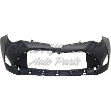 Toyota Corolla Sedan 2017-2019 Bumper Front Ce/L/Le/Xle Primed - Photo 2