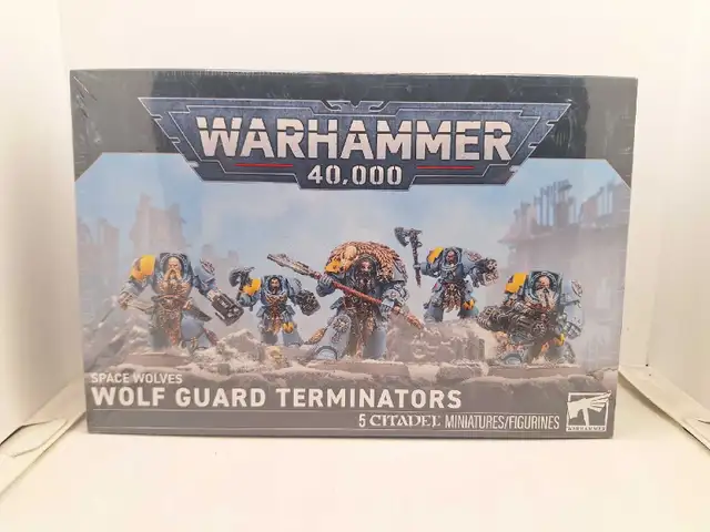 Warhammer 40k NiB Space Wolves Wolf Guard Terminators