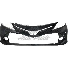 Toyota Camry Hybrid 2018-2020 Bumper Front Primed Xle W/Sensor