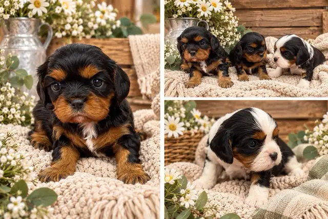 King Charles Cavaliers!♥️ 3 females left’