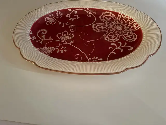 NEW.  Ceramic Decorative Serving Platter