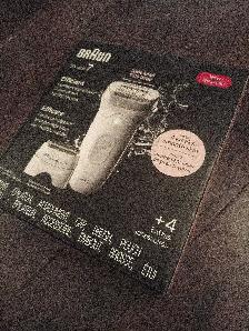 40$ - Unopened Wet Dry BRAUN 'Silk 7' Ladies Shave/Epilater/Trim