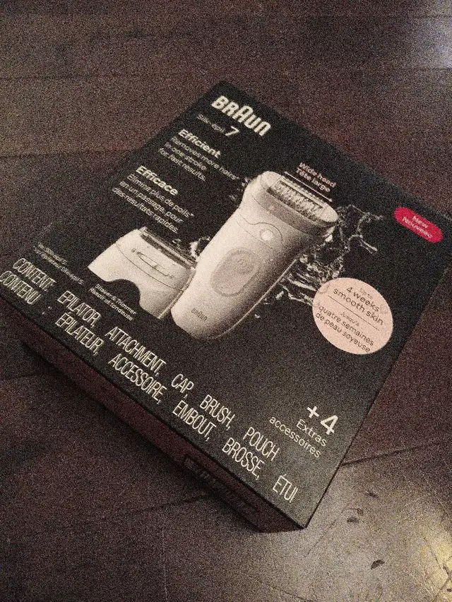 40$ - New Ladies 'BRAUN Silk 7' Shave/Trim/Epilater - Wet&Dr