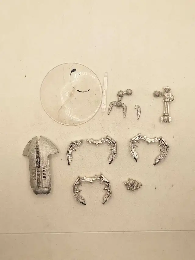 Warhammer 40k Necron Metal OOP Stripped Canoptek Spyder in Bits