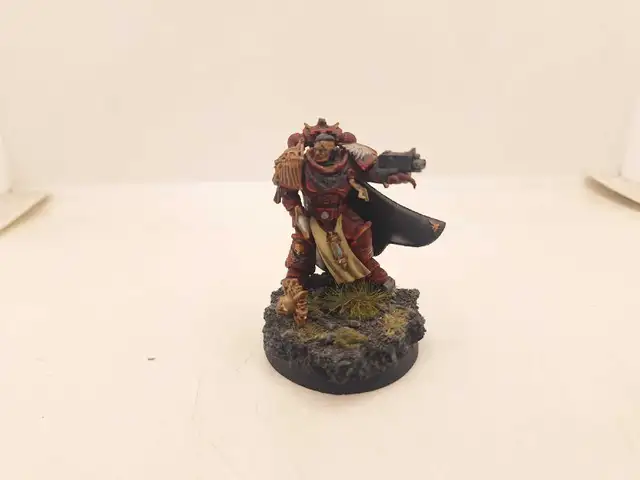 Warhammer 40k Blood Angels Kitbashed Captain Battle Ready