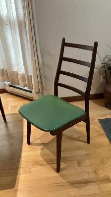 Mid century TEAK TECK Ensemble salle à manger. GRANDE table. Cha - Photo 8