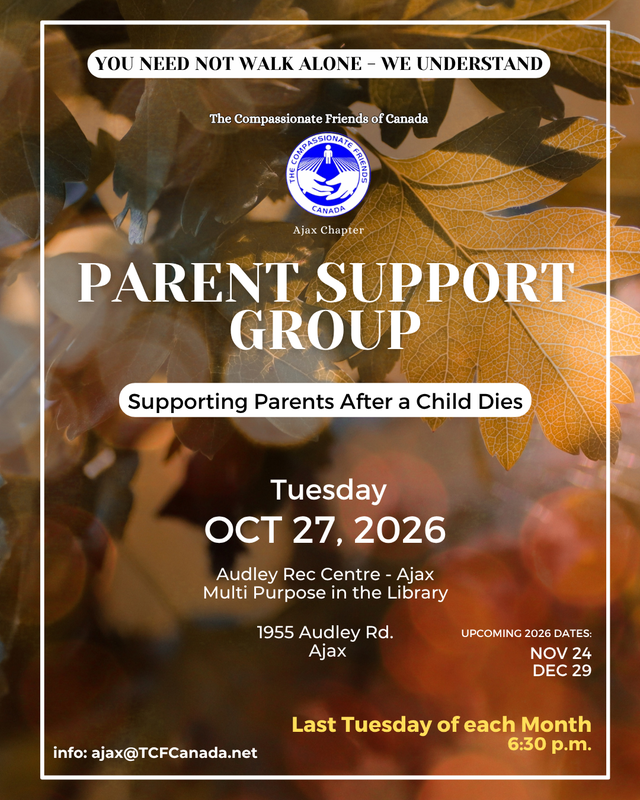TCF Support Group for Grieving Parents Ajax Chapter
