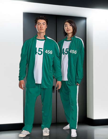 Squid Green Suit Costume For Cosplay/Events