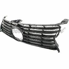 Lexus Gs350 2013-2015 Grille Painted Silver Black Without Pre - Photo 2