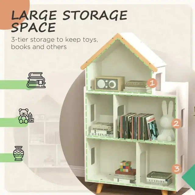Brand New House-Shaped Kids Bookshelf Special selling at $49