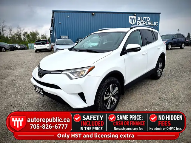 2018 Toyota RAV4 LE Certified One Owner No Accidents