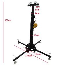 Heavy Duty Crank Stand with Outriggers Stage equipment 024373